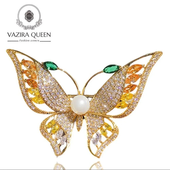 VQ Butterfly Brooch - Picture 1 of 4